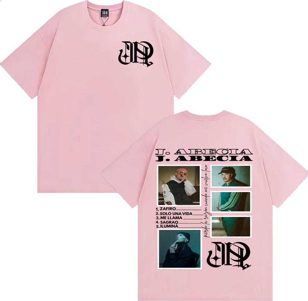 Rapper J Abecia Desvelos Tour 2025 New Album T-shirts Men Women Fashion Hip Hop Retro T Shirt Summer Casual 100% Cotton T-shirt