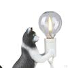 Искусственная прикроватная тумбочка в форме кошки Настенный светильник Настольная ночная лампа Декор для дома Подарок на новоселье