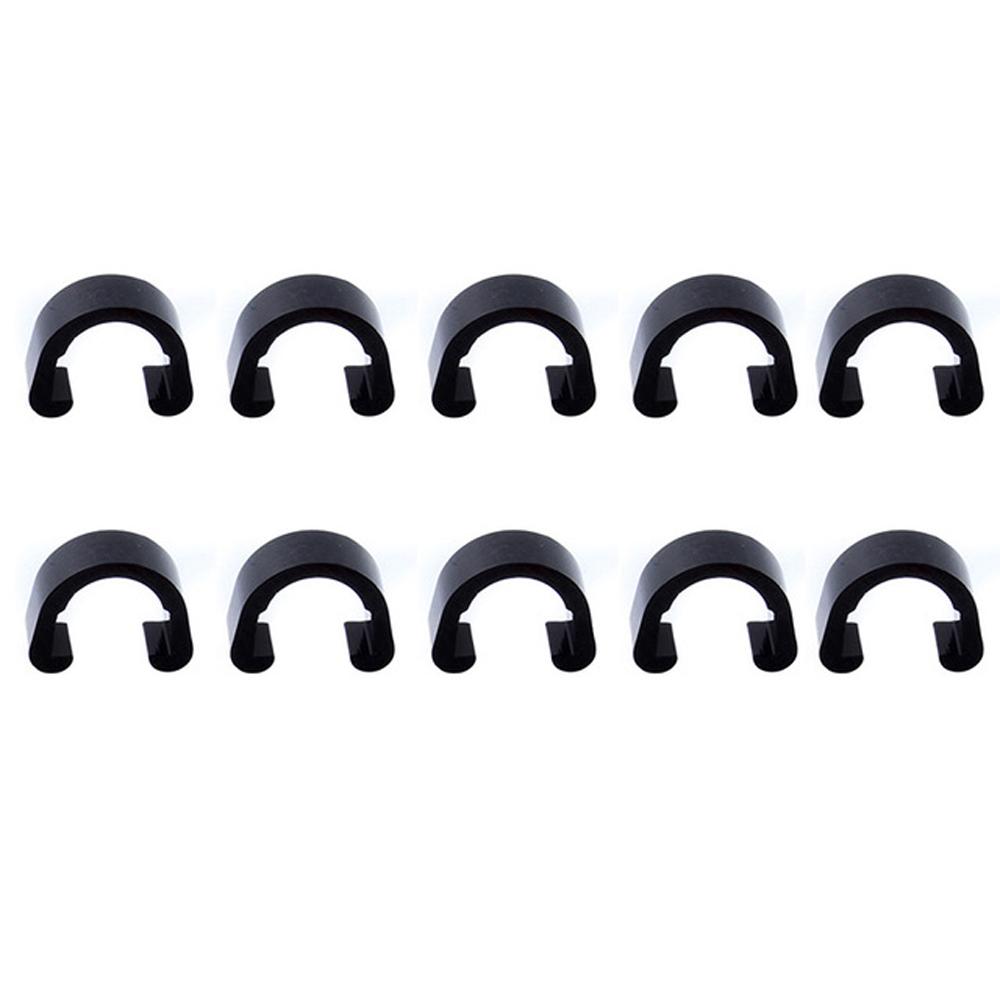 Aluminum Zinc Zinc Alloy For Brake Cable Bicycle C Clips Fixed Tubing Clips C Shape Buckle Fixed Clamp Clips