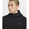 Nike Спортивная флисовая ветровка с капюшоном, однотонная удобная модная куртка для мужчин, черная HV0950-010
