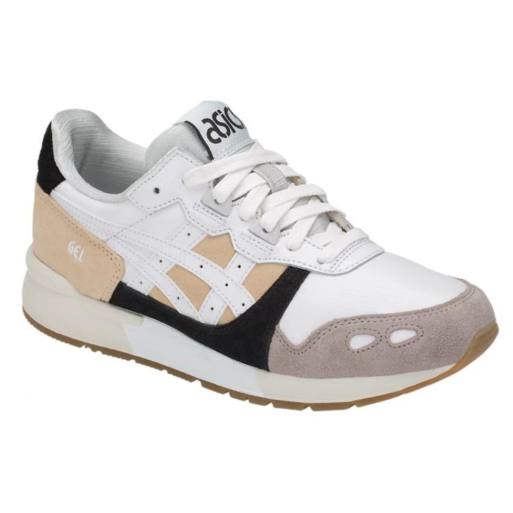 Asics Gel-Lyte Runner Кроссовки лайфстайл с круглым носком, на шнуровке, низкие Женские кроссовки Белый Коричневый Черный 1192A025-250