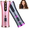 Cordless Auto Hair Curler Portable Hair Curler USB Rechargeable Wireless Hair Curler