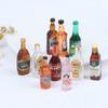 10 шт. 1:12 кукольных миниатюрных напитков, вина, модель кукольной кухни, еды, аксессуаров