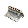 Musiclily Pro Vintage Tremolo Unit Bridge для 36-миллиметровой короткой электрической гитары Squier Strat Electric Gold 10,5 мм с 6-точечным грифом,