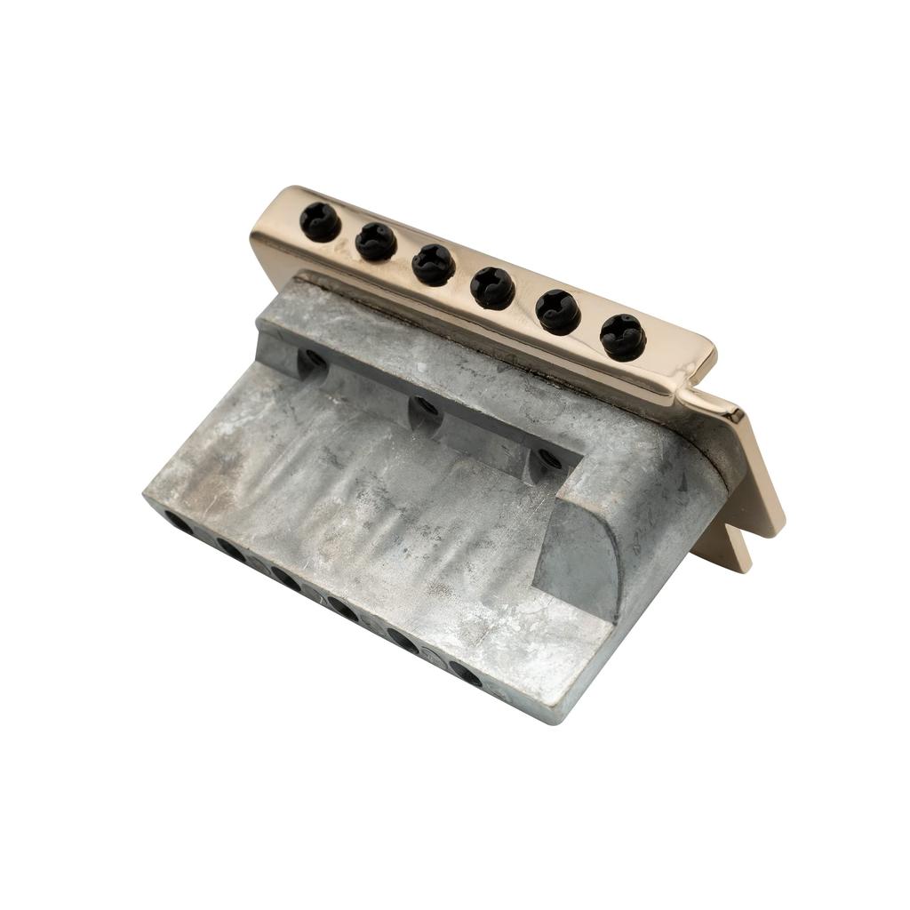 Musiclily Pro Vintage Tremolo Unit Bridge для 36-миллиметровой короткой электрической гитары Squier Strat Electric Gold 10,5 мм с 6-точечным грифом,