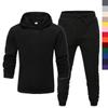 2025 Мужские/женские спортивные комплекты весна-осень брендовая толстовка с капюшоном повседневный спортивный костюм мужской 2 предмета толстовки + брюки мужская одежда