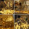 5M 10M 100LEDs LED String Lights Fairy Bubble Ball Lamp Holiday Lighting Garland AAA Battery Indoor For Christmas Wedding Decoration