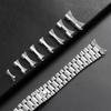 12/14/16/18/19/20/22/24mm for Rolex Stainless Steel Adapter for Seiko Curved End Link Strap Connector Watch Band Accessories