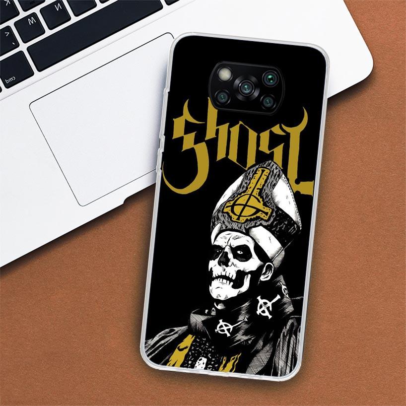 Чехол для телефона Ghost Papa Emeritus для Xiaomi Poco X3 Nfc X4 Gt X5 Pro M5S M4 M3 M2 F5 F4 F3 F2 F1 Mi Note 10 Fundas Shell