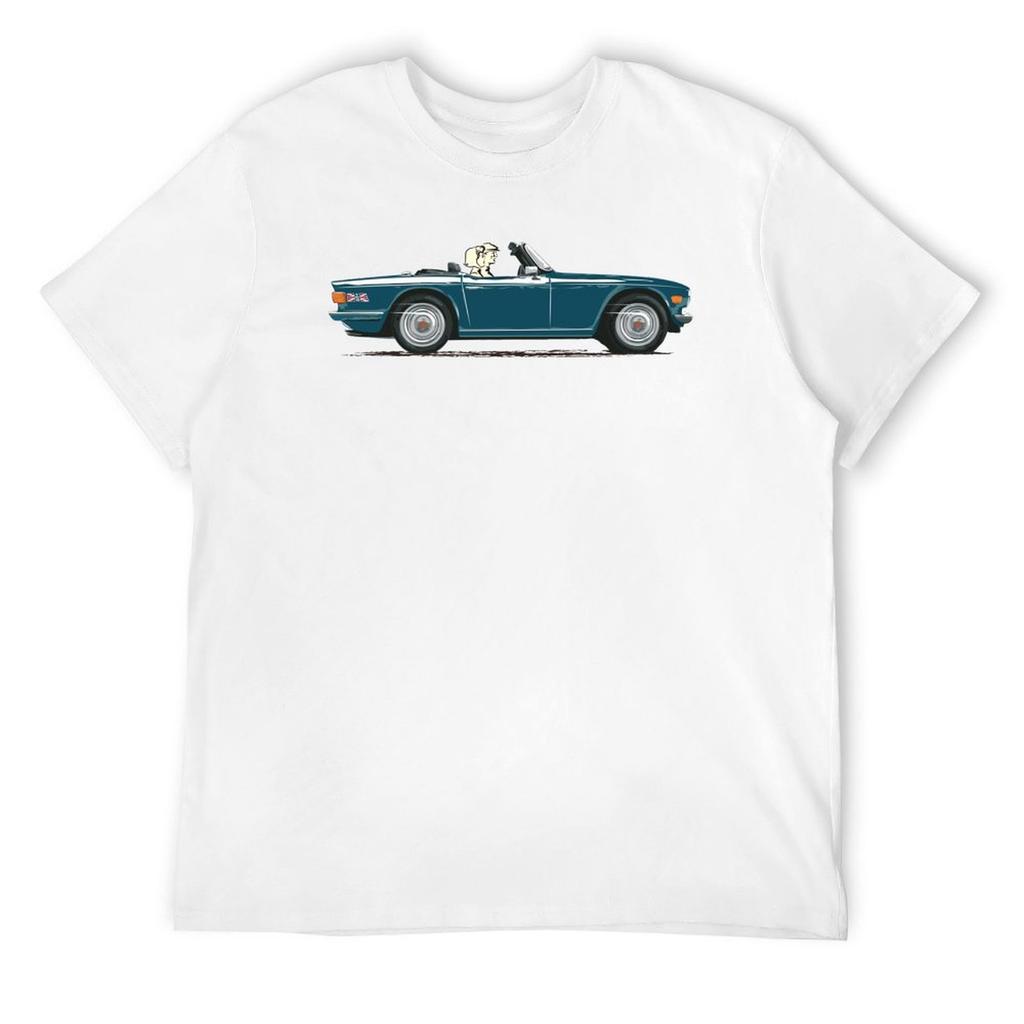 Mallard Green color TR6 – the Classic British Sports Car T-Shirt oversized t shirt anime clothes customs clothing for men