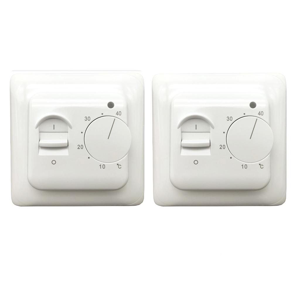 2/3/4 шт. настенные термостаты для электрического напольного отопления, ручной комнатный термостат, ручка регулирования температуры, контроль отопления