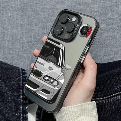 Чехол для телефона в гоночном стиле с принтом, подходит для iPhone 17 16 15 14 13 12 11 Pro/Max/Plus, противоударный задний чехол