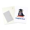 Congratulatory 3D Owl Graduation Card with Caps and Diploma Festival Graduation Card Paper Texture Perfect for Graduate
