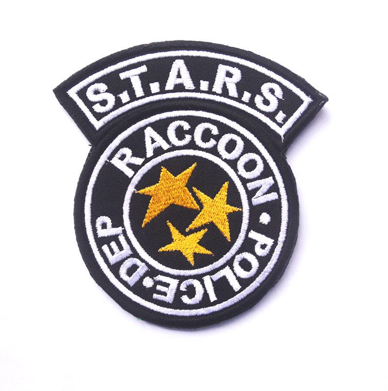 Resident Evil STARS Raccoon City Липучка COS Аниме Вышитый Значок
