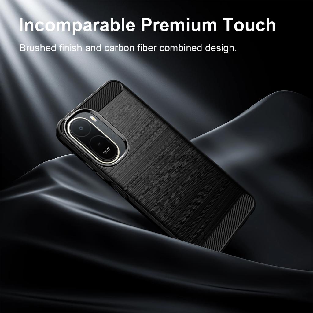 Для Redmi Note 15 14 13 12 Pro Plus12s Чехол для телефона с текстурой шлифованного карбона, защита от отпечатков пальцев Для Redmi A7Pro 15A 15C 14C A5 15