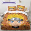 Naruto Cartoon Comfortable Duvet Cover - Soft, Kids Bedding Gift,& Multiple Sizes Available -HE11
