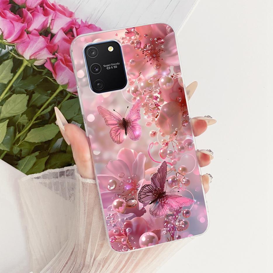 Чехол для Samsung Galaxy S10 Lite SM-G770F, Роскошный чехол с рисунком «Дерево и бабочки», Мягкий силиконовый чехол для телефона, Сумки для Samsung S10 Lite