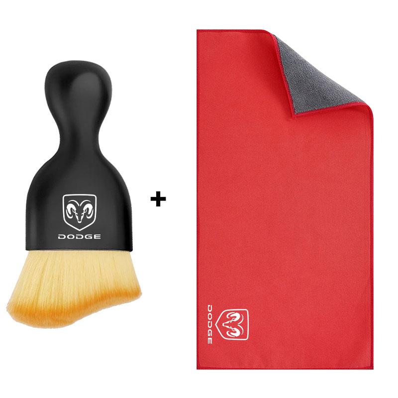 Мягкая щетка для чистки салона автомобиля, полотенце для мойки автомобиля, чистящая салфетка из микрофибры для Dodge SRT Charger Hellcat Challenger 1500 durango Journey Caravan