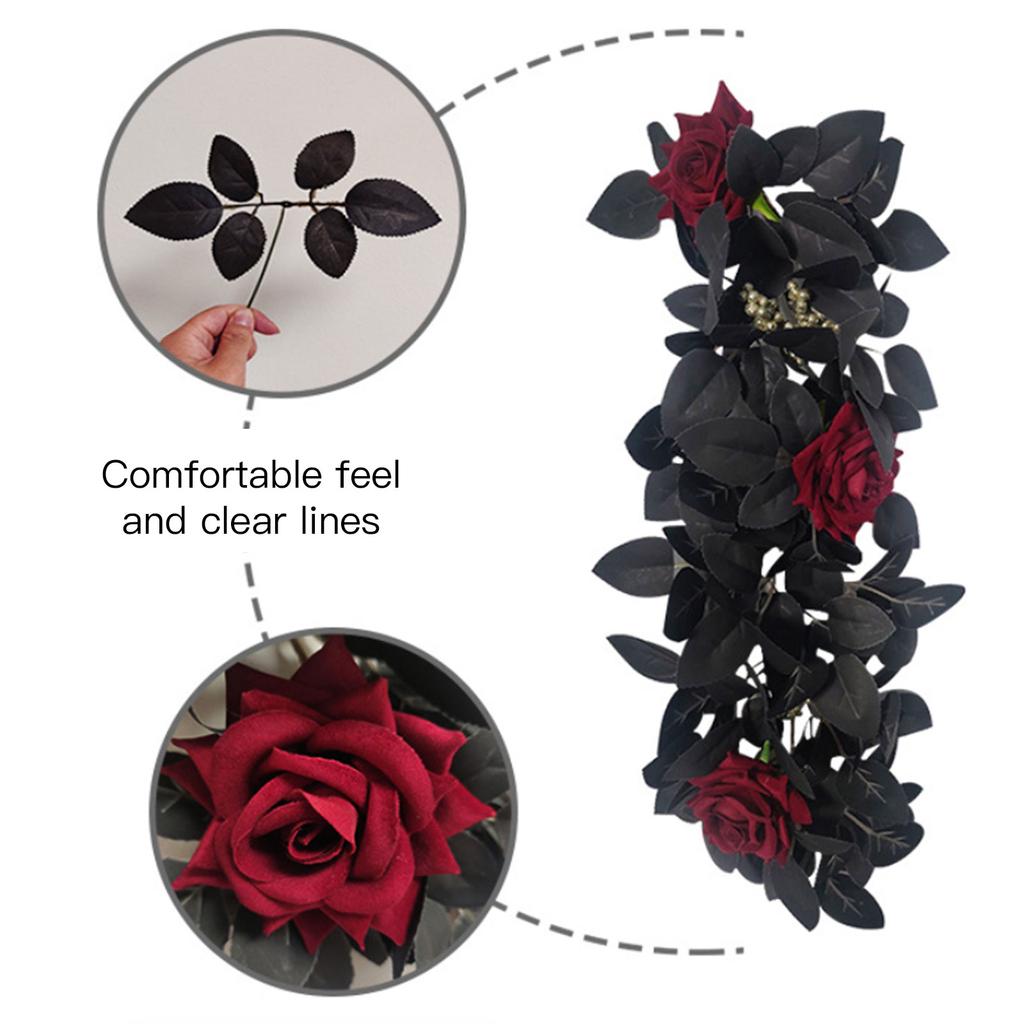 Artificial Lintel Decor Decorative Simulation Floral Swag Holiday Ambiance Ornament for Indoors Outdoors