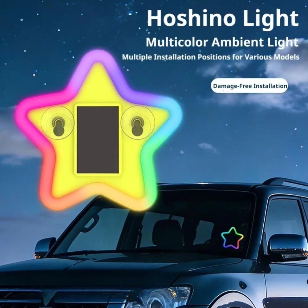 Plastic Solar LED Light Solar Powered Decorative Window Light New RGB Car Light  Vehicle Window
