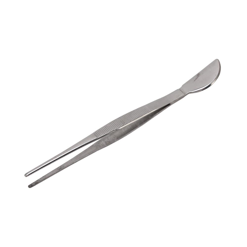 Rust Proof Bonsai Tweezers Set Crescent Moon Head Long Plant Tweezers Rake Spatula Tools