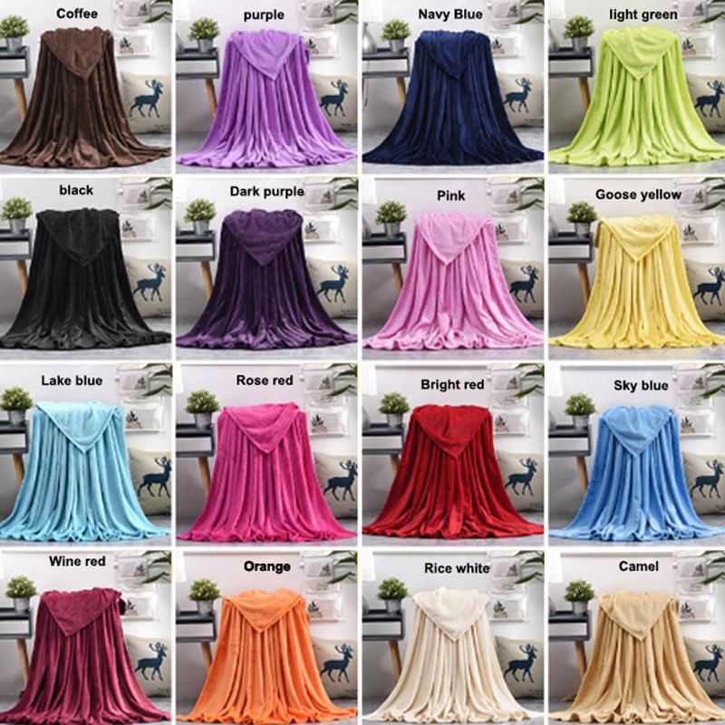 Теплое покрывало для зимнего дивана, фланелевые одеяла, одеяло из кораллового флиса, механическая стирка, плед, тонкая простыня