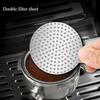 51/53/58 мм многоразовый фильтр для кофе из нержавеющей стали 304, двухслойный фильтр для кофе, мелкая сетка, профессиональный аксессуар для эспрессо