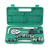13/10 Pieces Set of Ratchet Wrench Sockets Set,1/2 Inch Drive Socket Set, with Way Quick Released Ratchet Handle and Bent Rod
