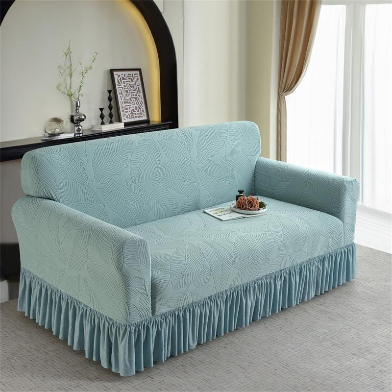 Эластичный чехол для дивана, нескользящая юбка, чехол для дивана, пылезащитный, противообрастающий, подходит для спальни, офиса, гостиной, домашнего декора
