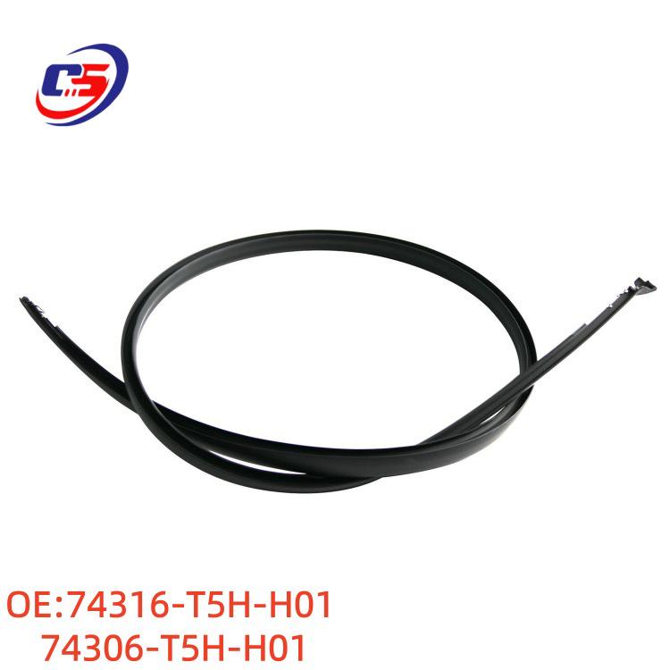 The 74306-T5H-H01 and 74316-T5H-H01 fit 2015-2020 Fit roof gutters.