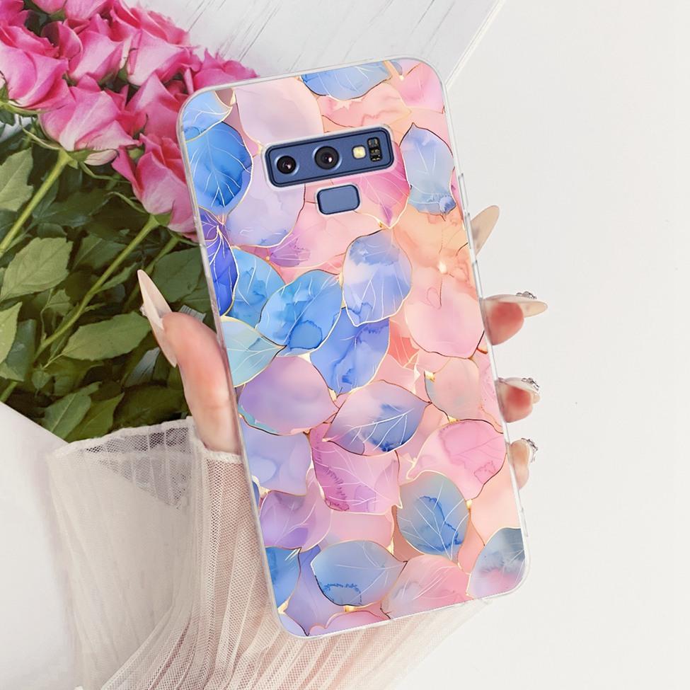 Transparent Cover For Samsung Note9 Case Cute Fashion Butterfly Funny Painted Casing For Samsung Galaxy Note9 SM-N960F SM-N9600