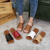 Летние новые тапочки на платформе импортные большие размеры женские пляжные классные тапочки европейская и американская мода большие размеры классные тапочки