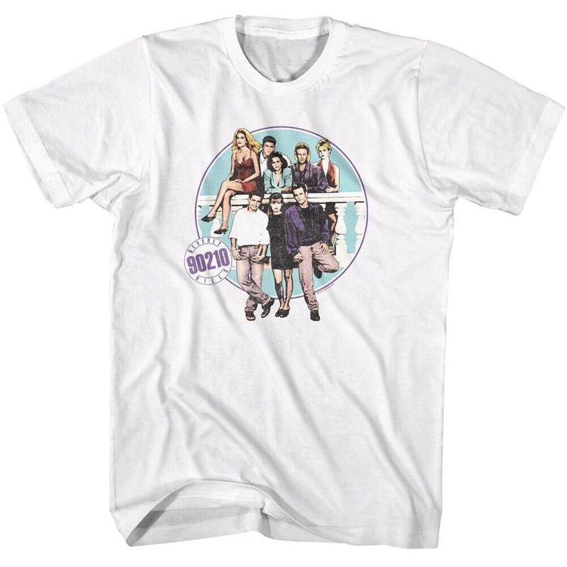 Унисекс футболка 'Beverly Hills 90210 Balcony Crew'
