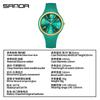 SANDA New Brand Top Fashion Quartz Watch Is Simple For Men And Women 3ATM Waterproof Lightweight Silicone Unisex Student Watch.