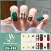 [New Arrival] CS Series 14-Finger Christmas Style Nail Stickers, Cute Fun Multi-Color Optional Whitening Temperament
