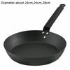Uncoated Cast Iron Pan Flat Omelette Pan Durable Steak Frying Pan  Gas Induction Cooker