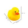 Set of 5 Little Ducks: Sound-making, floating, and fun in the bath Cute interior decor and educational toys. Kids' gift. 6cm wide, 6cm high, 7.2cm
