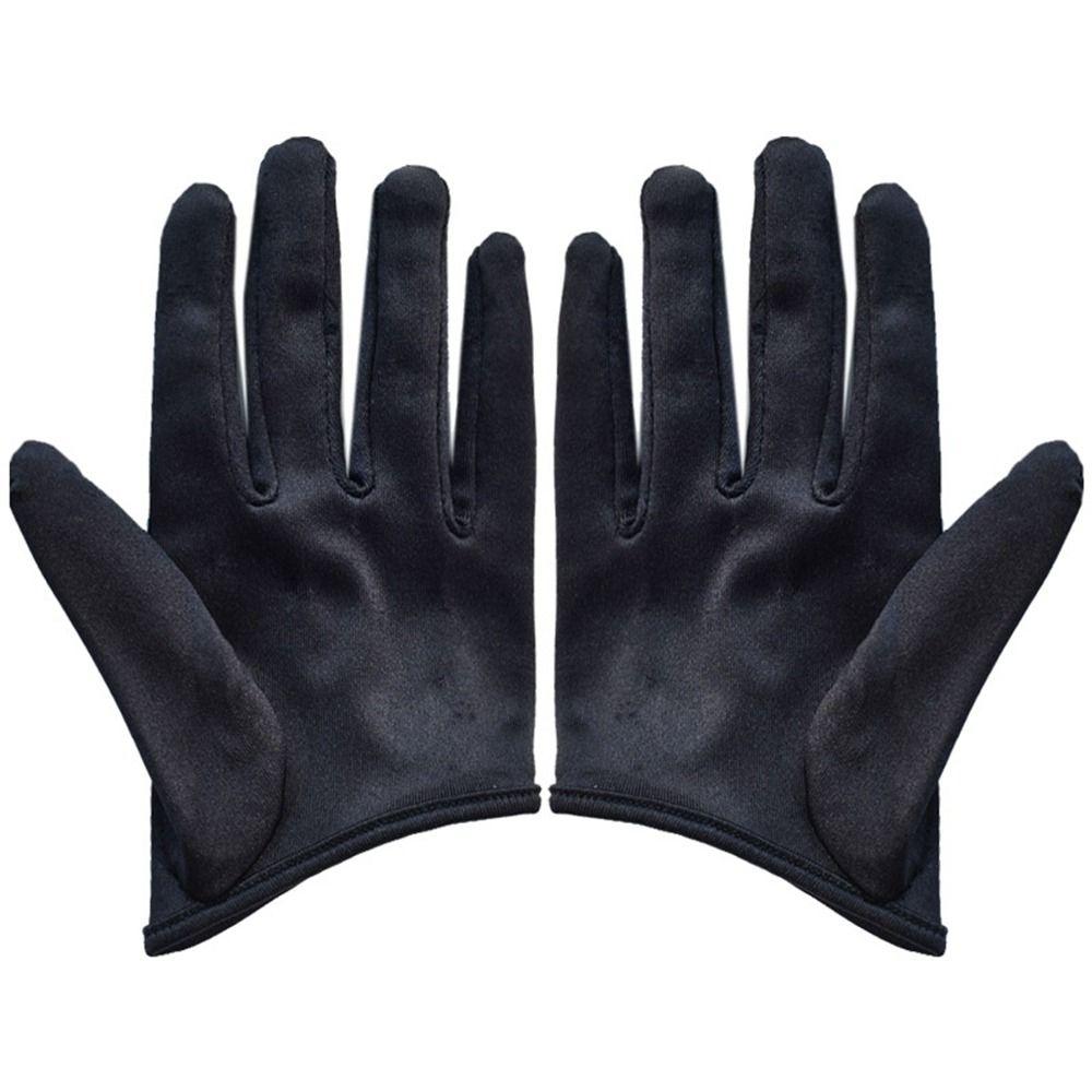 Cosplay Gloves Stage Performance Gloves Satin Gloves Lolita Mittens Women Gloves Half Palm Gloves