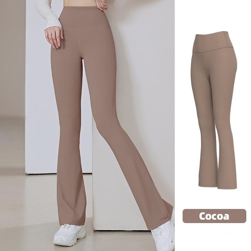 Расклешенные брюки для йоги, женские спортивные штаны для йоги с высокой талией, утягивающие леггинсы для фитнеса, женские брюки для пилатеса, широкие брюки для тренировок, колготки для йоги