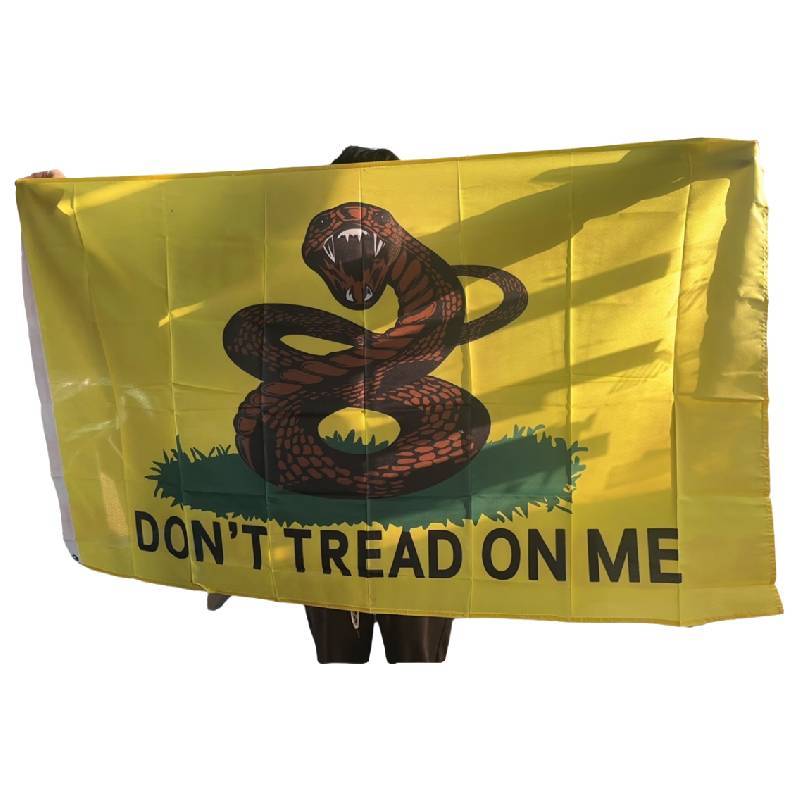 Dont Tread On Me Snake Flag Polyester Material Gadsden Flag For Independence Day Celebrations
