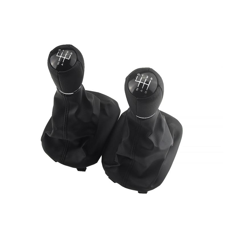 Fit For Seat Leon 1 MK1 Car Gear Shift Knob Head 5/6 Speed gear shift lever stick with Gaitor Boot Cover