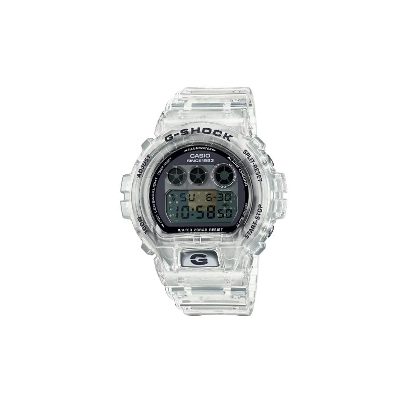 Casio Серия G-SQUAD Серия G-SHOCK 40-летие CLEAR REMIX Водонепроницаемость 200 м Кварцевый механизм Ремешок из смолы Японские и корейские часы DW-6940RX-7JR