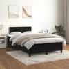 Maison Exclusive - Sommier À Lattes De Lit Avec Matelas Noir 120x200 Cm Velours