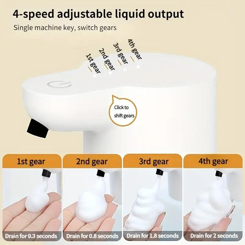 500 мл Интеллектуальный Автоматический Сенсорный Дозатор Мыла Перезаряжаемый 4 Режима Пена/Гель Модель Умная Машина для Мытья Рук Для Отеля Школы