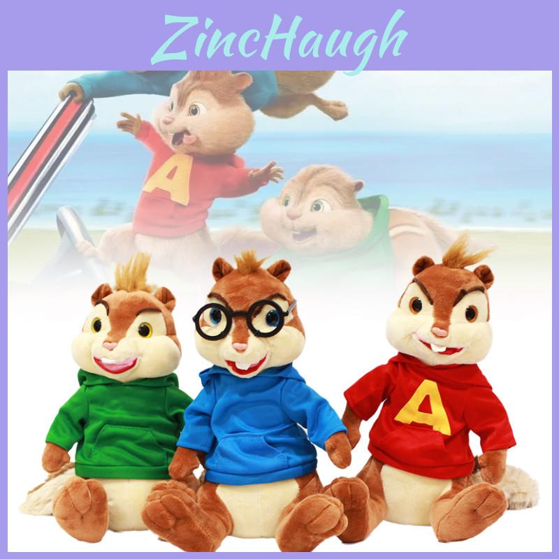 Lovable Alvin And The Chipmunks Theodore Simon Stuffed Animal Doll
