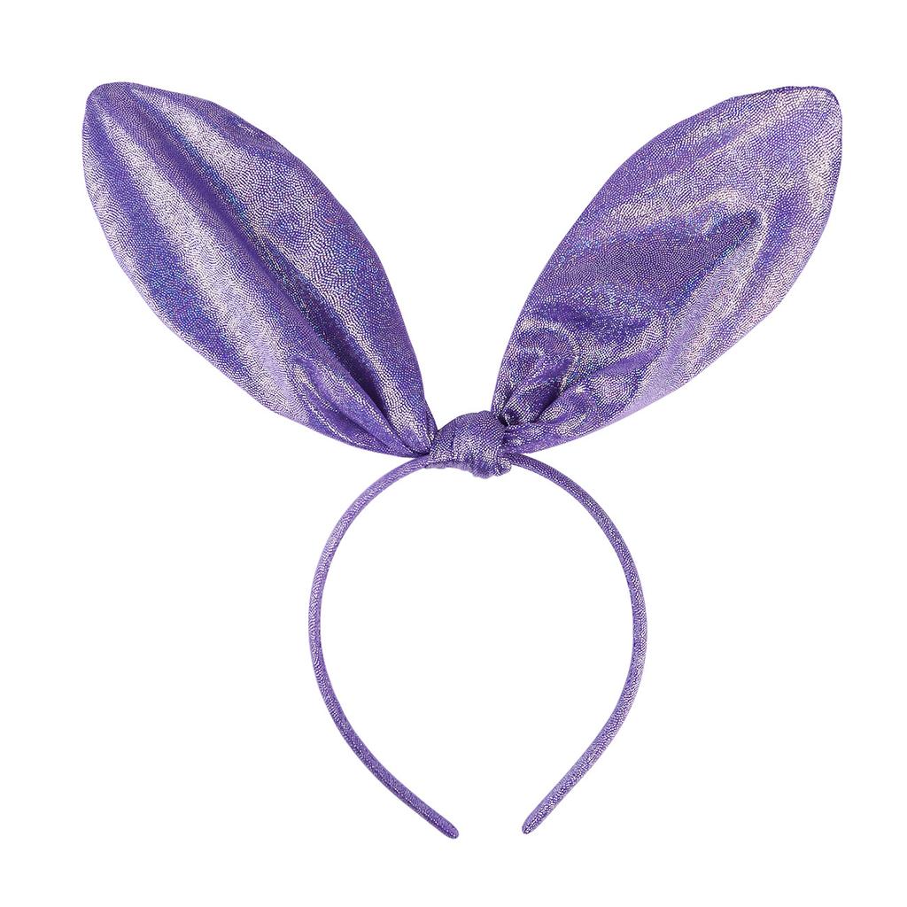 Костюм Заячьи ушки Хэллоуин-тематический Красочный головной убор Повязки на голову Праздничные Заячьи ушки Повязки на голову Для костюмных аксессуаров Подарок