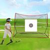 57" x 59" Ткань-мишень для гольфа для замены сетки, мишень для практики ударов с ремешком для тренировок в гольф в помещении и на открытом воздухе