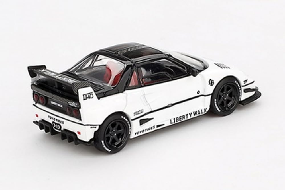 MINI GT Масштаб Mazda Liberty Walk LB40 Токийский Автосалон 2024 Белый Готовый Продукт 1/64 AZ-1 (Правый руль) MGT00953-R