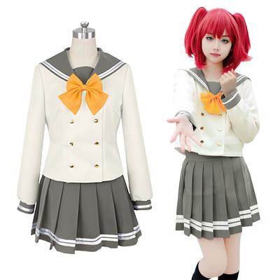 Костюм для косплея Love Live! с желтым цветом школы Уранохоси Гакюэн, ЛЮБОВЬ, Ёсико, Руби, Ханамару, школьный сценический наряд для взрослых, желтый размер [Отличное качество]