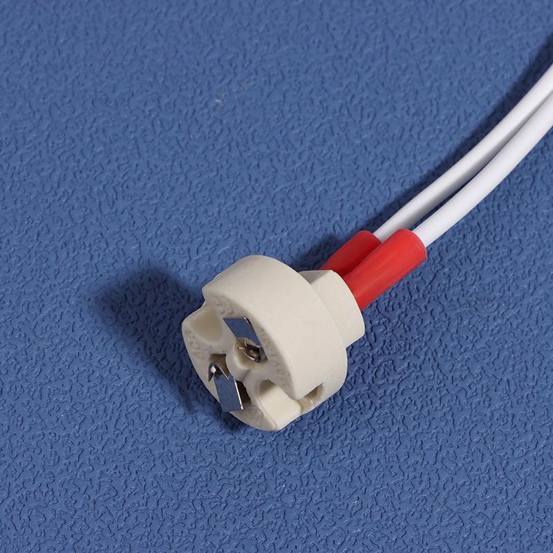5 шт. Патрон для лампы GU5.3 MR16 G5.3 Улучшенный европейский цоколь лампы Круглая розетка 15 см Керамический патрон для светодиодной лампы
